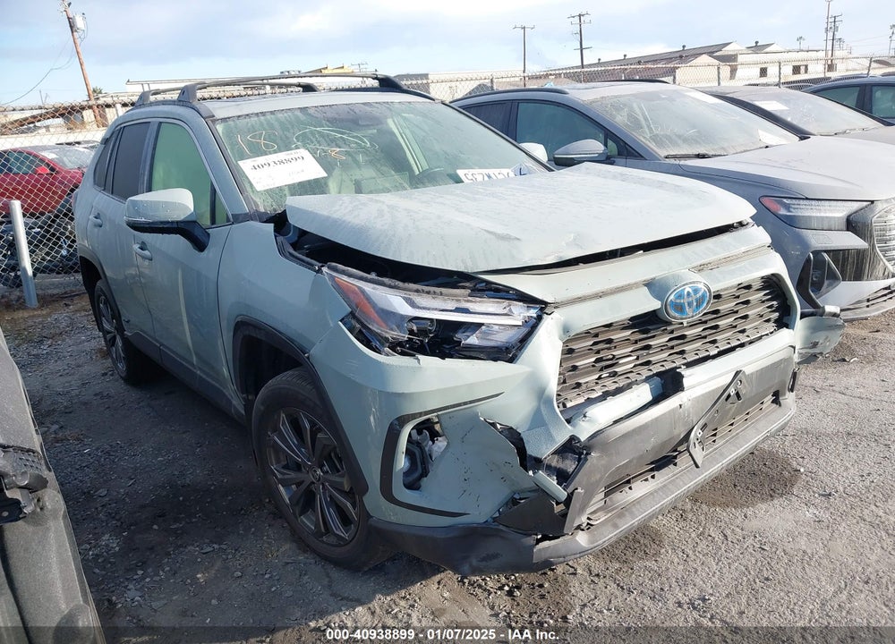 2022 TOYOTA RAV4 HYBRID XLE PREMIUM VIN: JTMB6RFV3ND071207