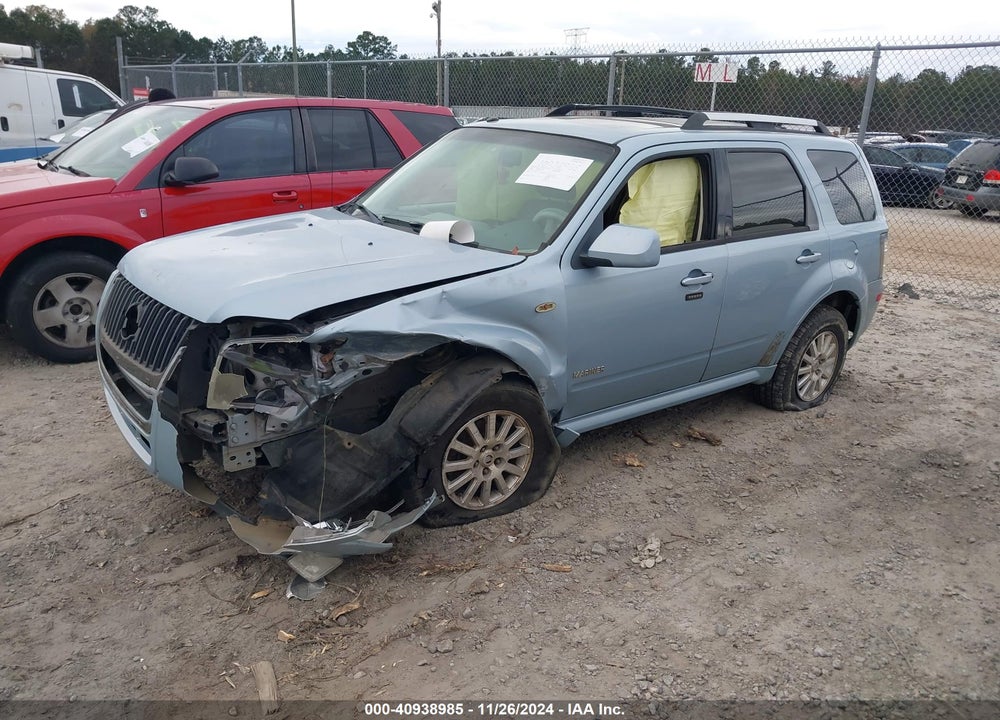 2008 MERCURY MARINER PREMIER VIN: 4M2CU87178KJ51331