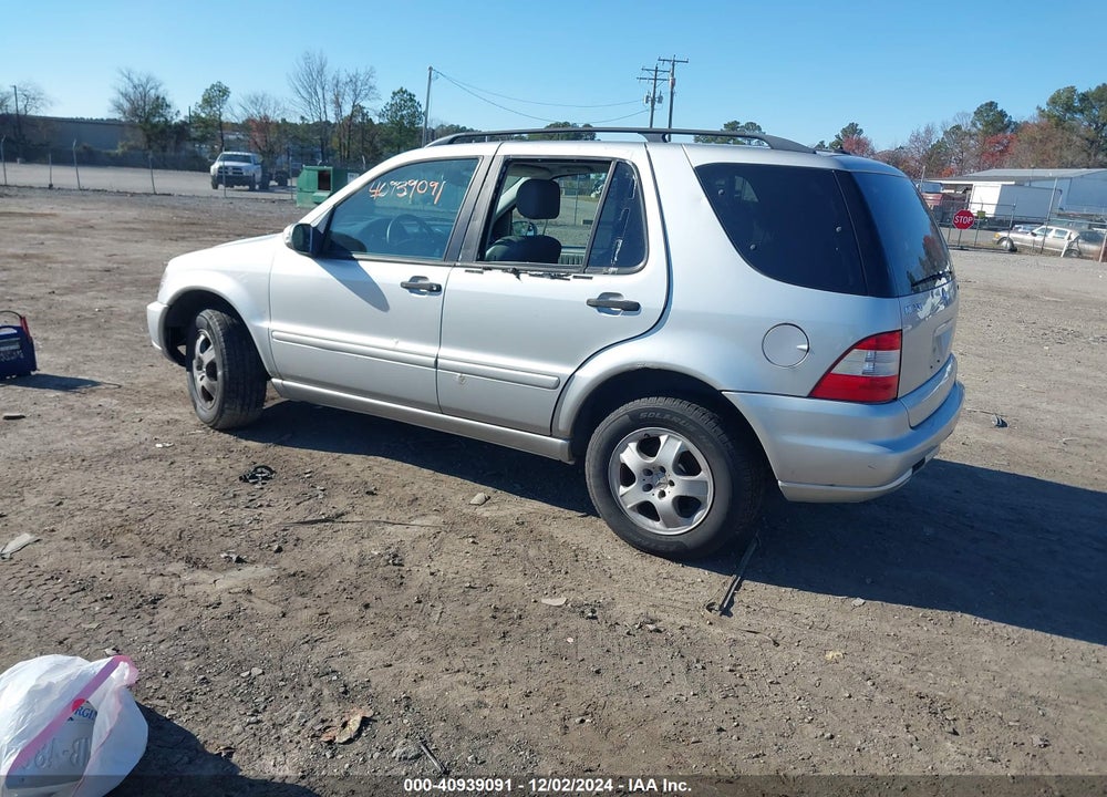 2002 MERCEDES-BENZ ML 320 VIN: 4JGAB54E42A321842