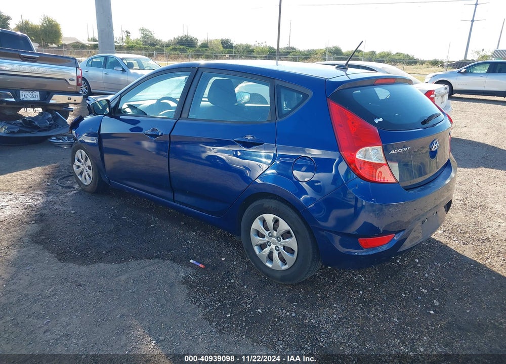 2017 HYUNDAI ACCENT SE VIN: KMHCT5AE1HU345257
