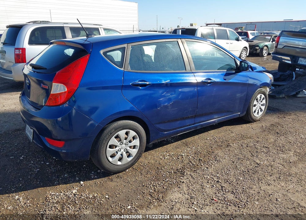 2017 HYUNDAI ACCENT SE VIN: KMHCT5AE1HU345257