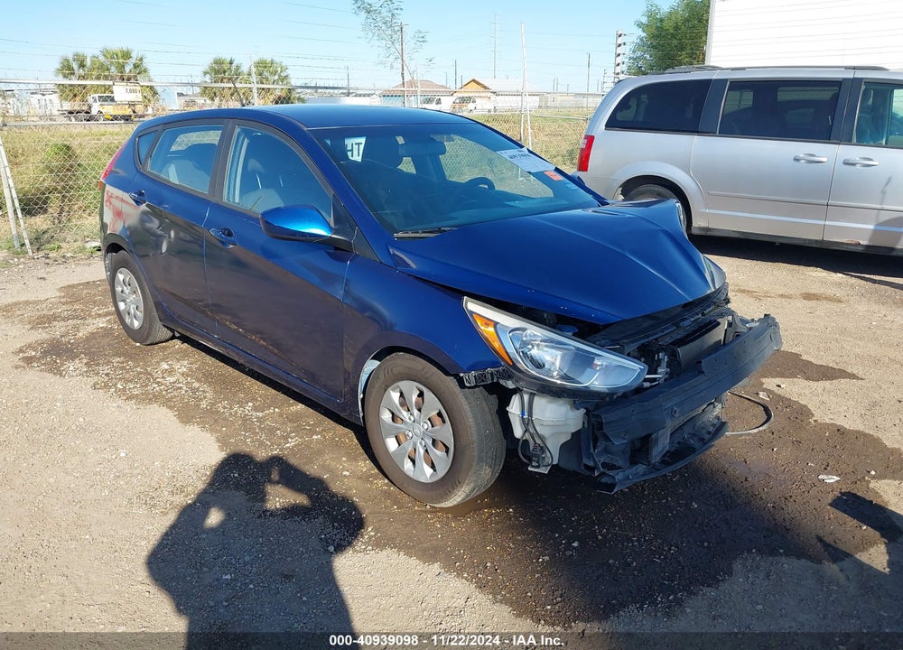 2017 HYUNDAI ACCENT SE VIN: KMHCT5AE1HU345257