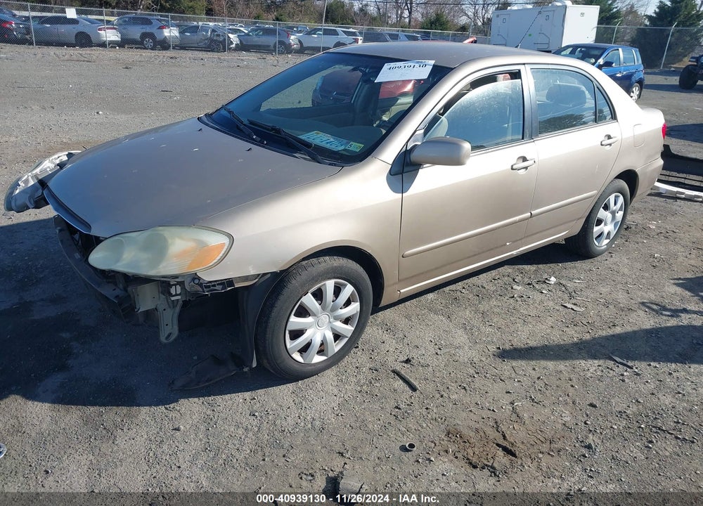2004 TOYOTA COROLLA LE VIN: 2T1BR32E44C286682