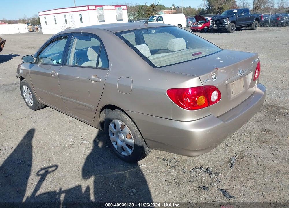 2004 TOYOTA COROLLA LE VIN: 2T1BR32E44C286682