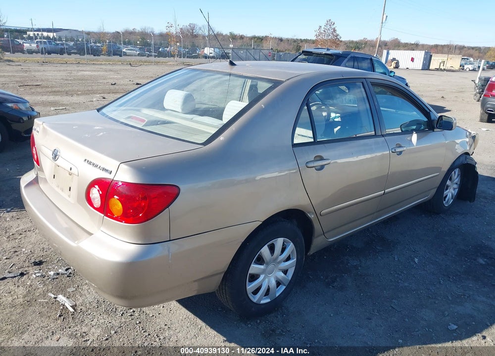 2004 TOYOTA COROLLA LE VIN: 2T1BR32E44C286682
