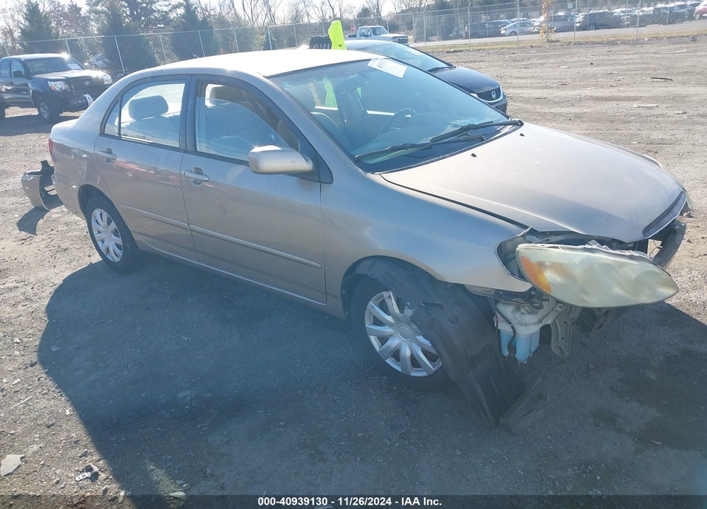 2004 TOYOTA COROLLA LE VIN: 2T1BR32E44C286682