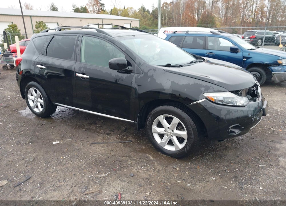 2009 NISSAN MURANO SL VIN: JN8AZ18U29W004783