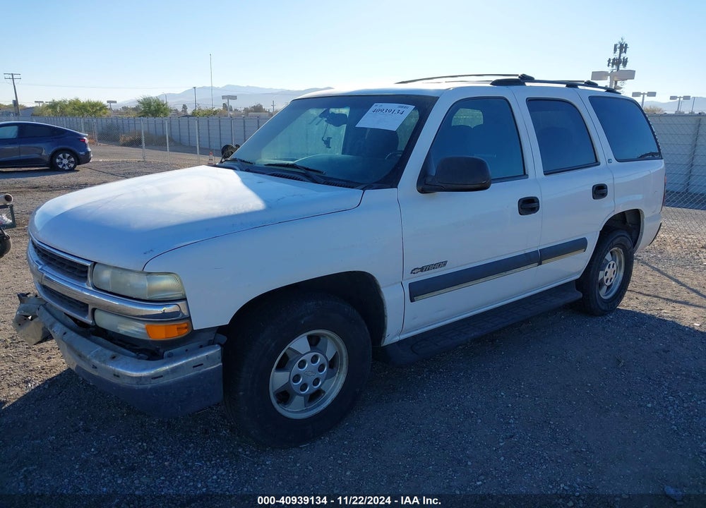 2002 CHEVROLET TAHOE LS VIN: 1GNEC13T82R202468