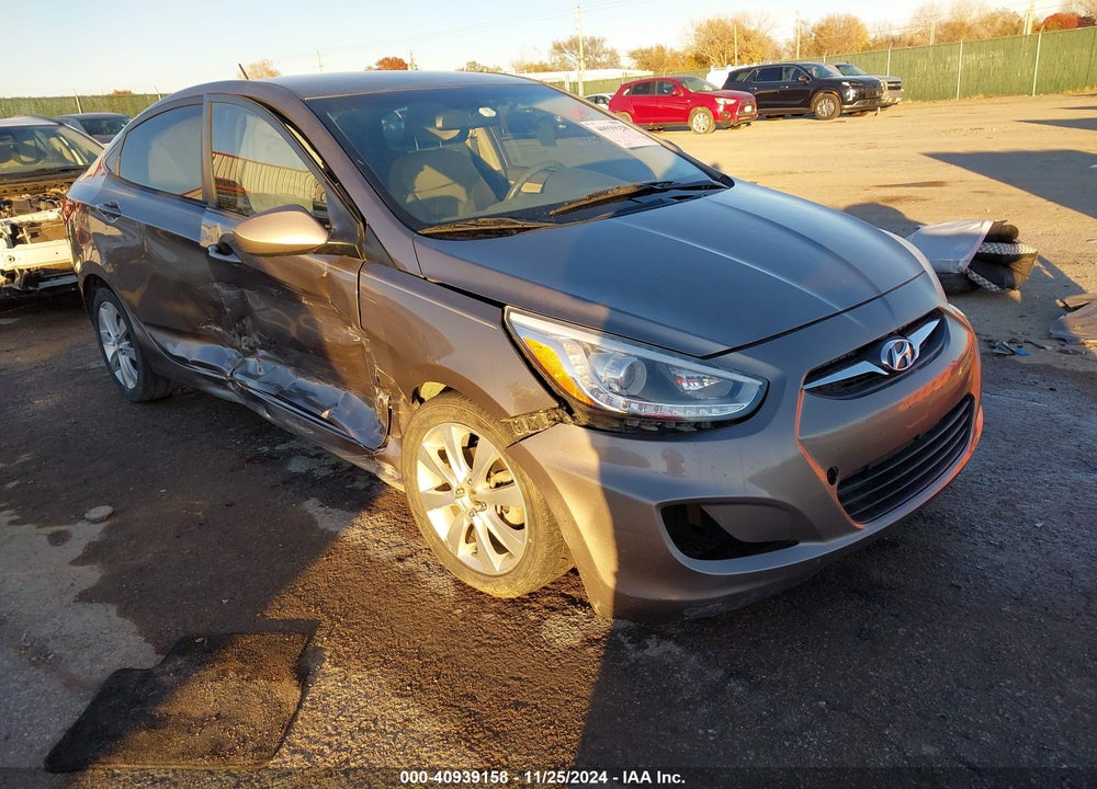 2014 HYUNDAI ACCENT GLS VIN: KMHCU4AE6EU626585