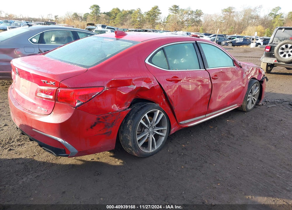 2019 ACURA TLX TECH PKG VIN: 19UUB3F4XKA001520