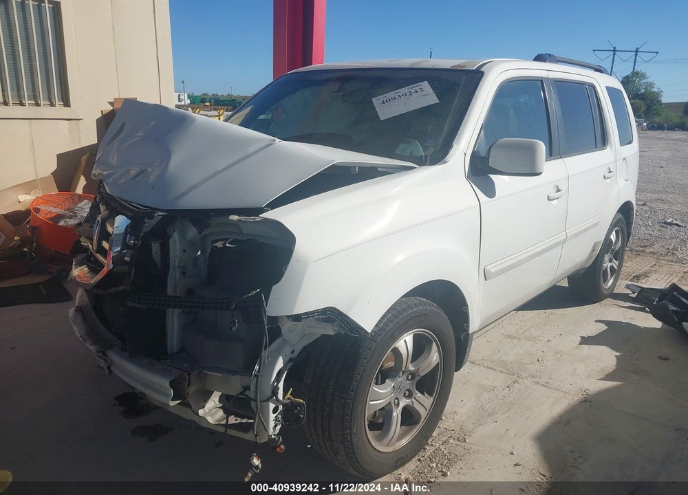 2012 HONDA PILOT EX-L VIN: 5FNYF4H73CB043215