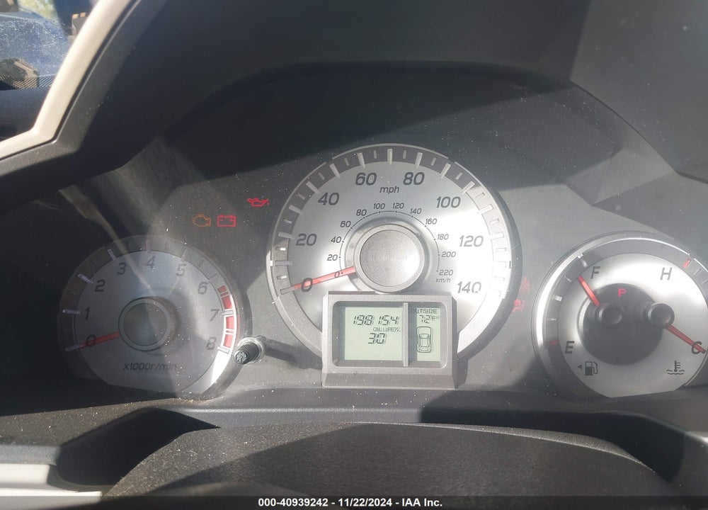 2012 HONDA PILOT EX-L VIN: 5FNYF4H73CB043215