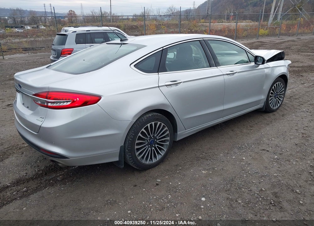 2018 FORD FUSION VIN: 3FA6P0HD6JR160534