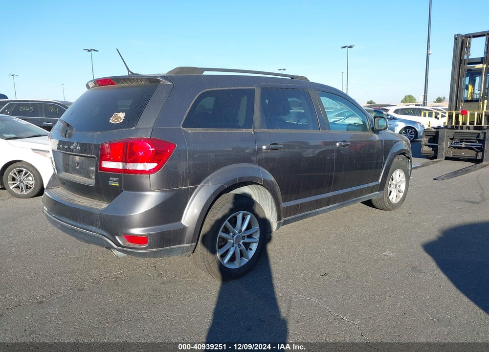 2015 DODGE JOURNEY SXT VIN: 3C4PDCBG2FT673849