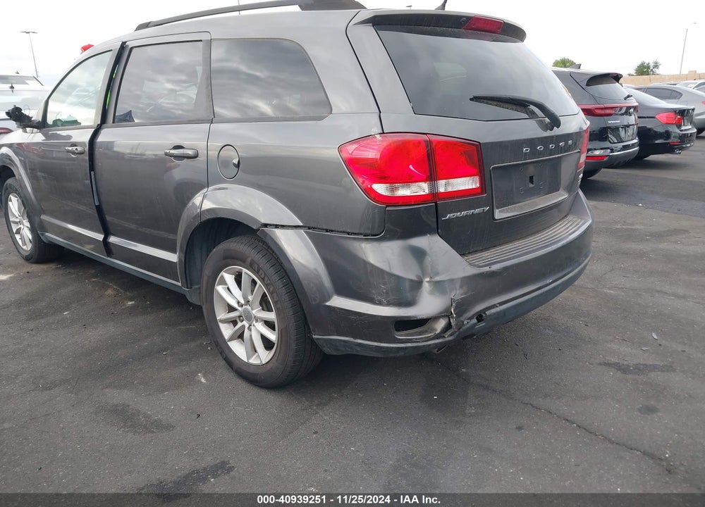 2015 DODGE JOURNEY SXT VIN: 3C4PDCBG2FT673849