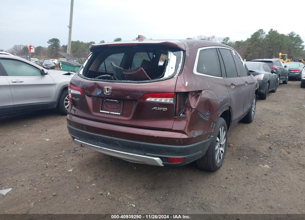 2020 HONDA PILOT AWD EX-L VIN: 5FNYF6H53LB047940
