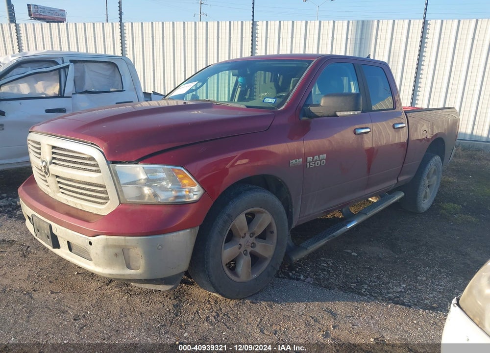 2014 RAM 1500 LONE STAR VIN: 1C6RR6GT5ES102672