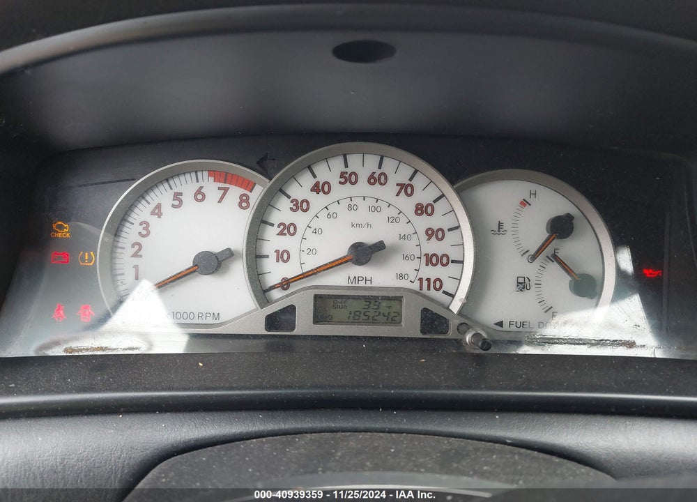 2007 TOYOTA COROLLA VIN: 2T1BR32EX7C808252
