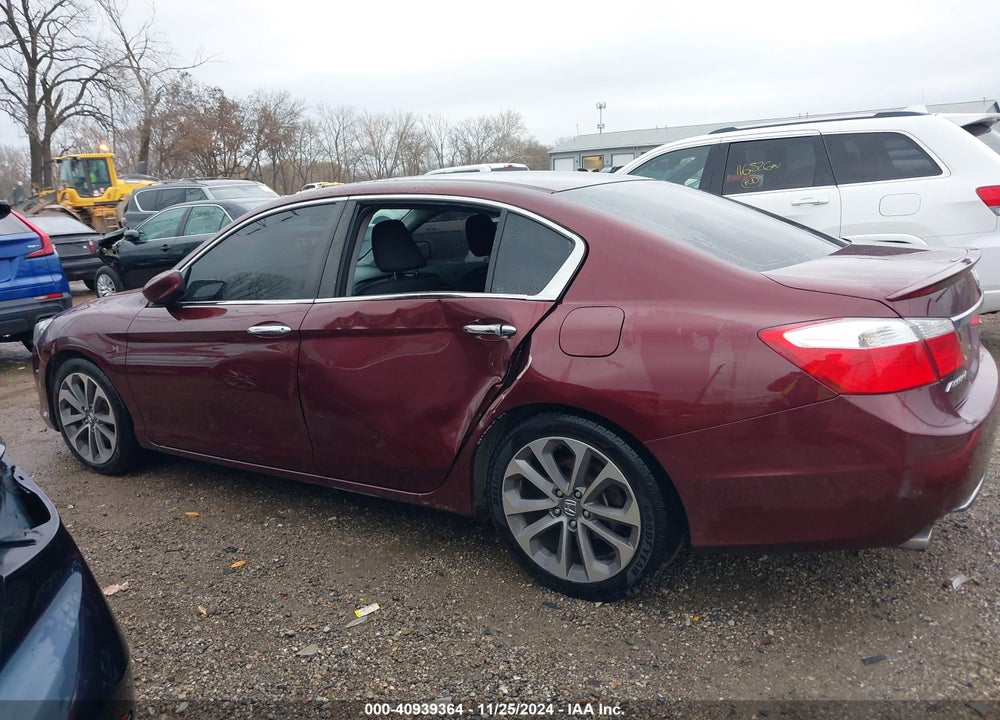 2014 HONDA ACCORD SPORT VIN: 1HGCR2F52EA073486