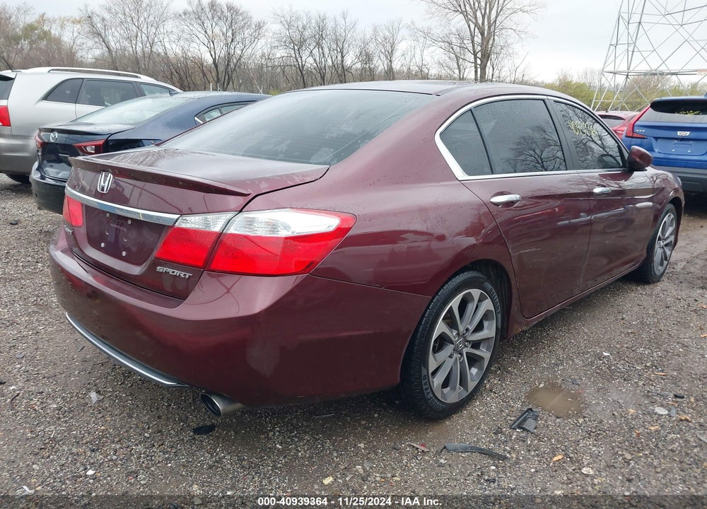2014 HONDA ACCORD SPORT VIN: 1HGCR2F52EA073486