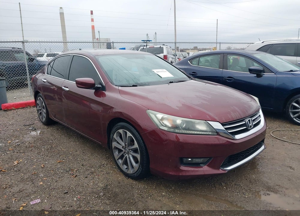 2014 HONDA ACCORD SPORT VIN: 1HGCR2F52EA073486