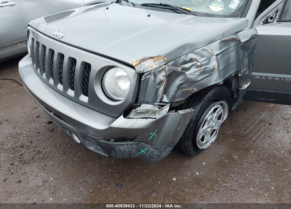 2014 JEEP PATRIOT SPORT VIN: 1C4NJPBAXED596185