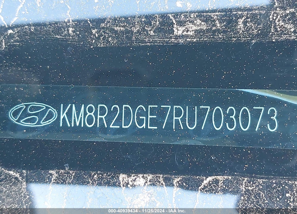 2024 HYUNDAI PALISADE SEL VIN: KM8R2DGE7RU703073