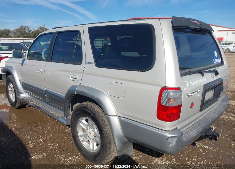 1999 TOYOTA 4RUNNER LIMITED V6 VIN: JT3GN87R1X0095122