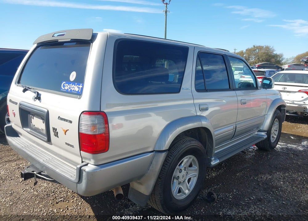 1999 TOYOTA 4RUNNER LIMITED V6 VIN: JT3GN87R1X0095122