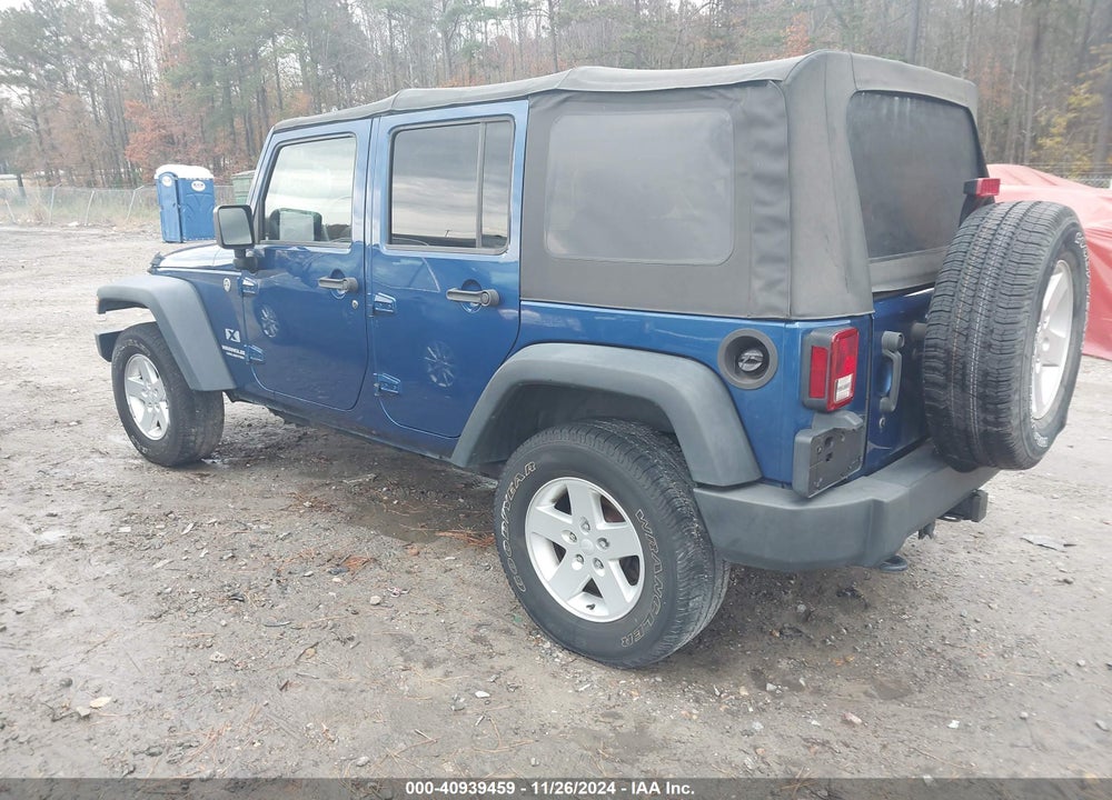 2009 JEEP WRANGLER UNLIMITED X VIN: 1J4GA39119L739196