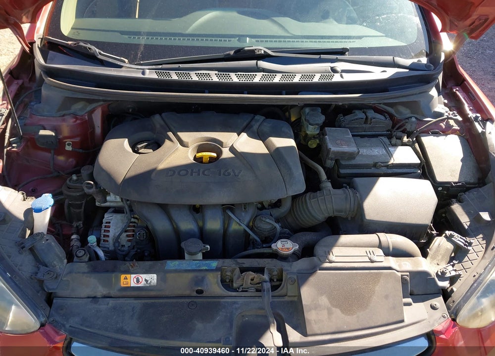 2013 HYUNDAI ELANTRA GLS VIN: 5NPDH4AE6DH255322