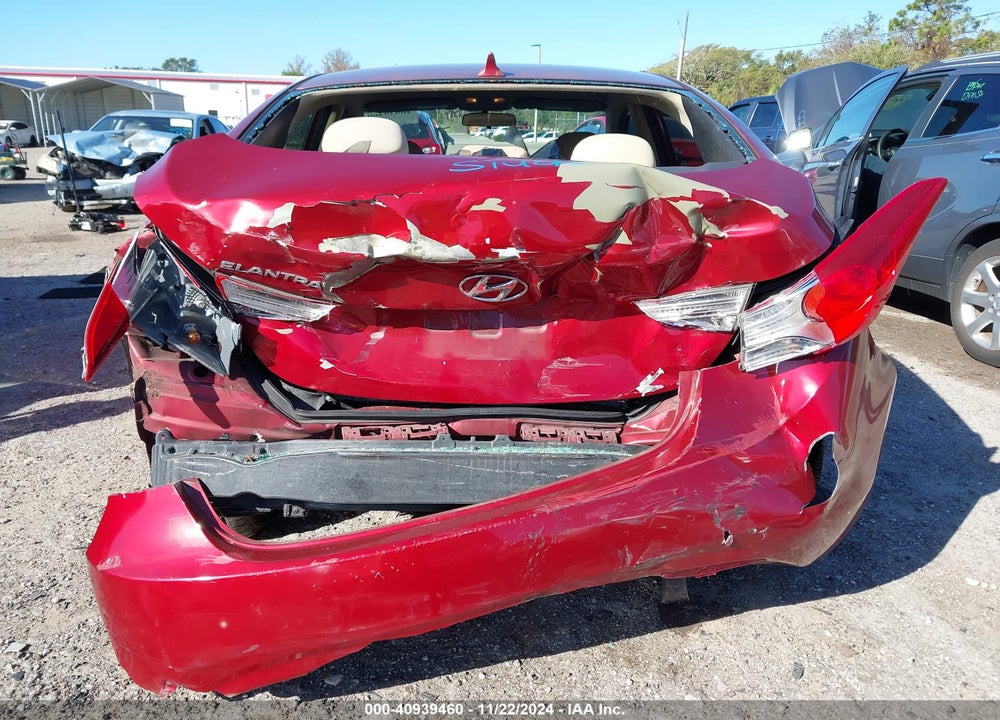 2013 HYUNDAI ELANTRA GLS VIN: 5NPDH4AE6DH255322