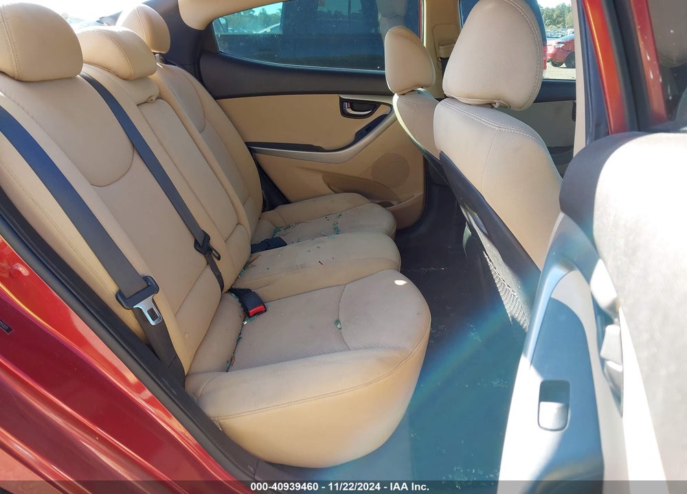 2013 HYUNDAI ELANTRA GLS VIN: 5NPDH4AE6DH255322