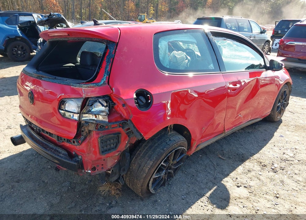 2012 VOLKSWAGEN GTI 2-DOOR VIN: WVWFV7AJXCW088729