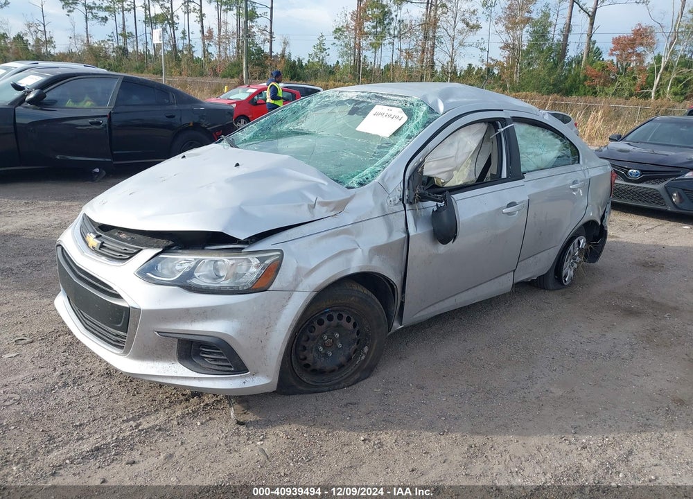 2017 CHEVROLET SONIC VIN: 1G1JB5SHXH4151553