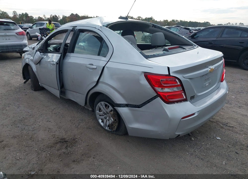 2017 CHEVROLET SONIC VIN: 1G1JB5SHXH4151553