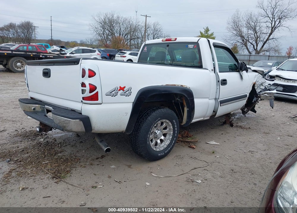 2004 CHEVROLET SILVERADO 1500 LS VIN: 1GCEK14T24Z302059