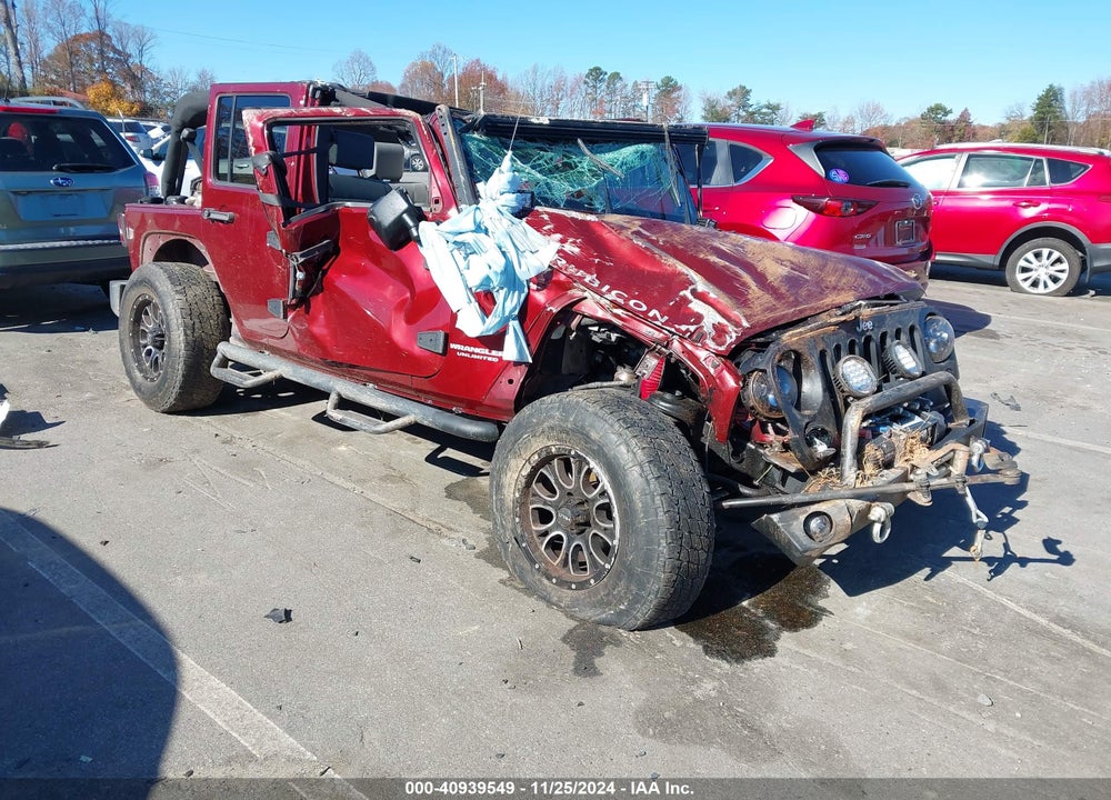 2008 JEEP WRANGLER UNLIMITED RUBICON VIN: 1J4GA69128L520523
