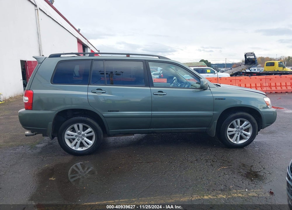 2007 TOYOTA HIGHLANDER HYBRID LIMITED V6 VIN: JTEEW21A970049677