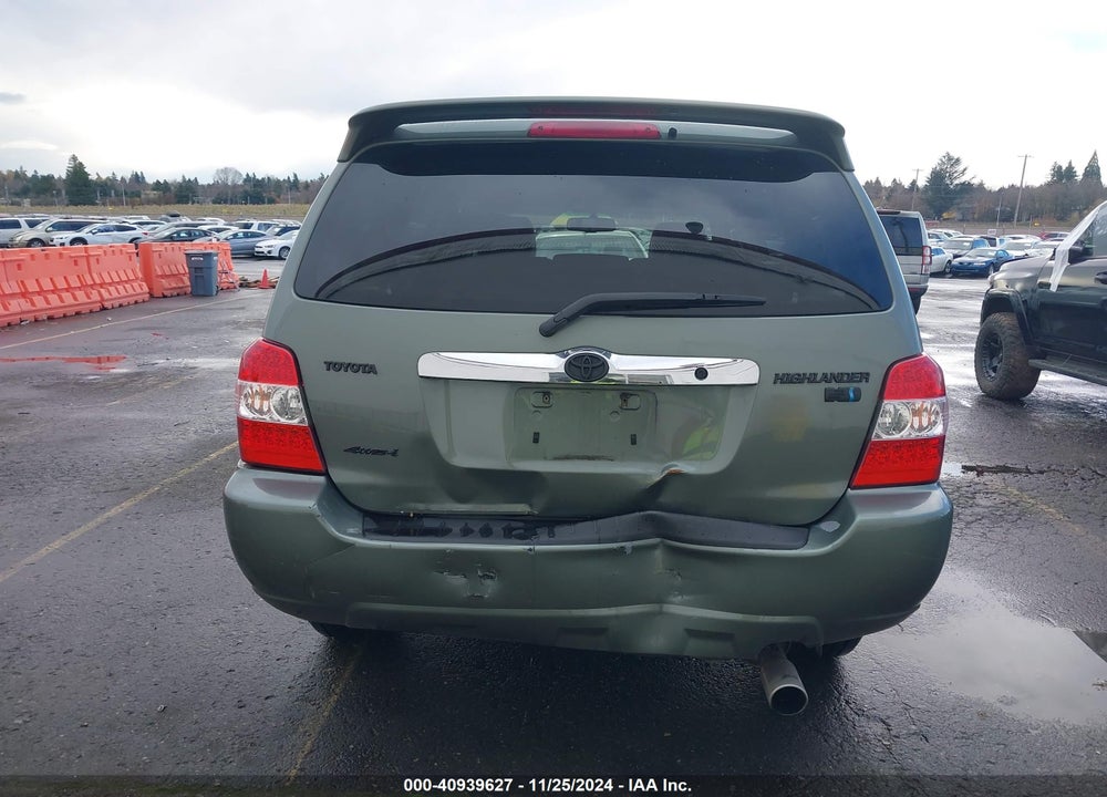 2007 TOYOTA HIGHLANDER HYBRID LIMITED V6 VIN: JTEEW21A970049677