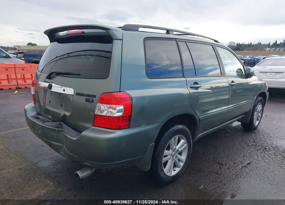 2007 TOYOTA HIGHLANDER HYBRID LIMITED V6 VIN: JTEEW21A970049677