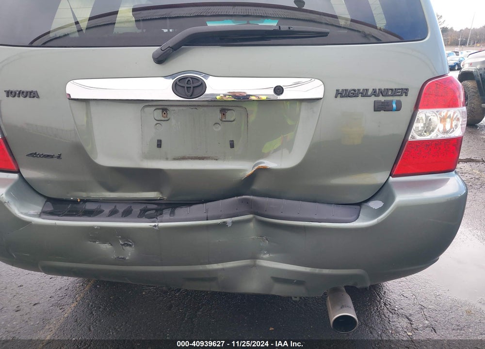 2007 TOYOTA HIGHLANDER HYBRID LIMITED V6 VIN: JTEEW21A970049677