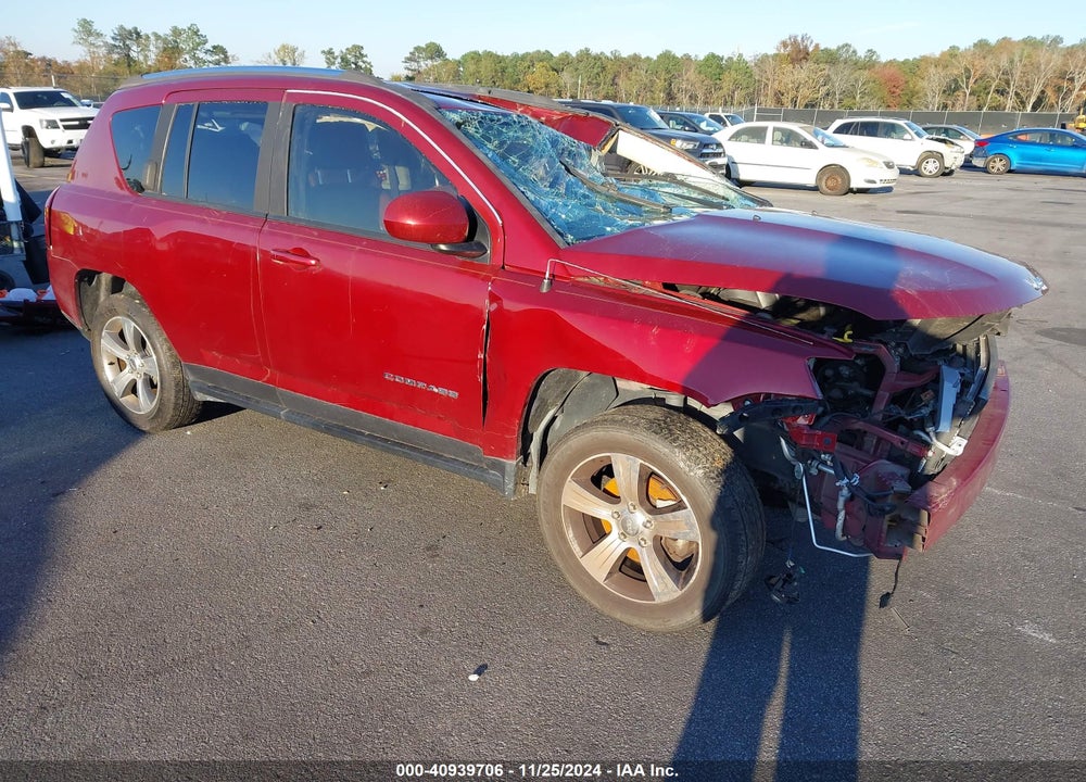 2016 JEEP COMPASS HIGH ALTITUDE EDITION VIN: 1C4NJCEA8GD804989