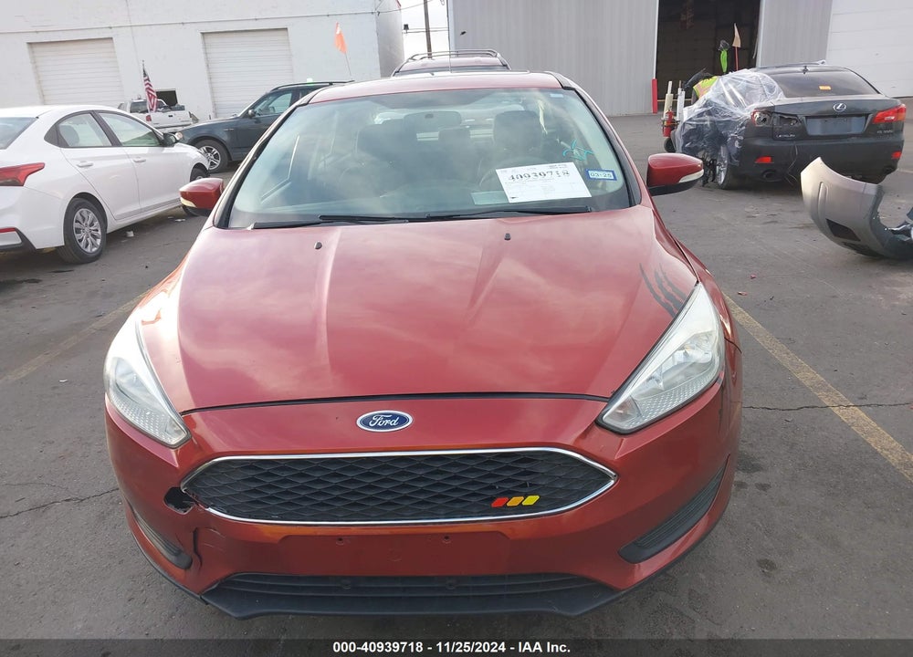 2018 FORD FOCUS SEL VIN: 1FADP3H26JL311202
