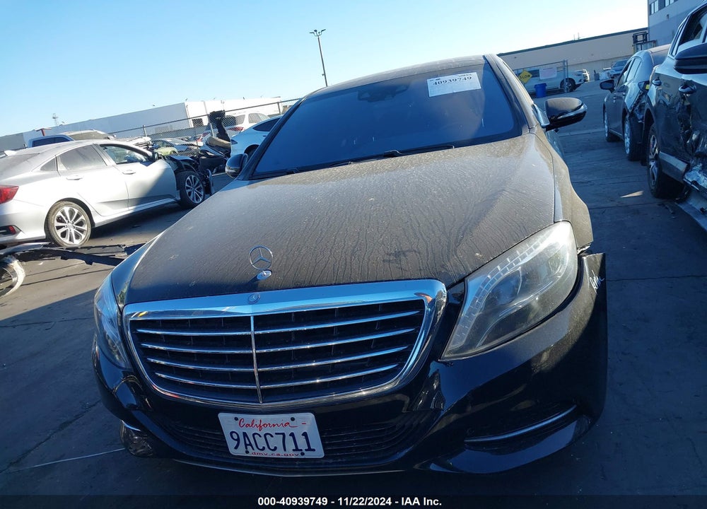 2015 MERCEDES-BENZ S 550 VIN: WDDUG8CB9FA112944