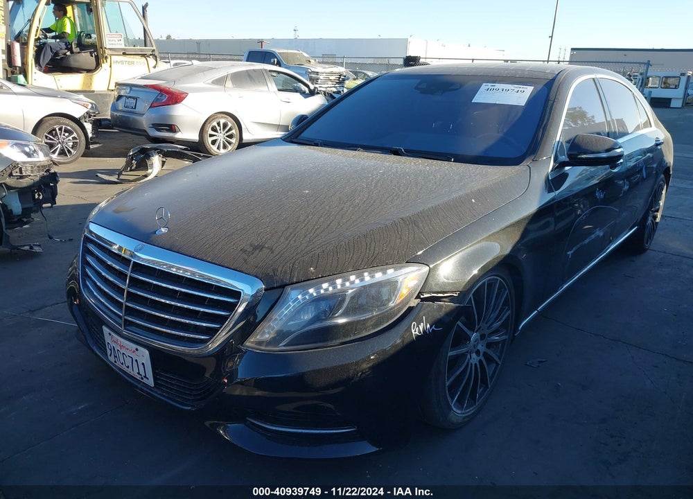 2015 MERCEDES-BENZ S 550 VIN: WDDUG8CB9FA112944