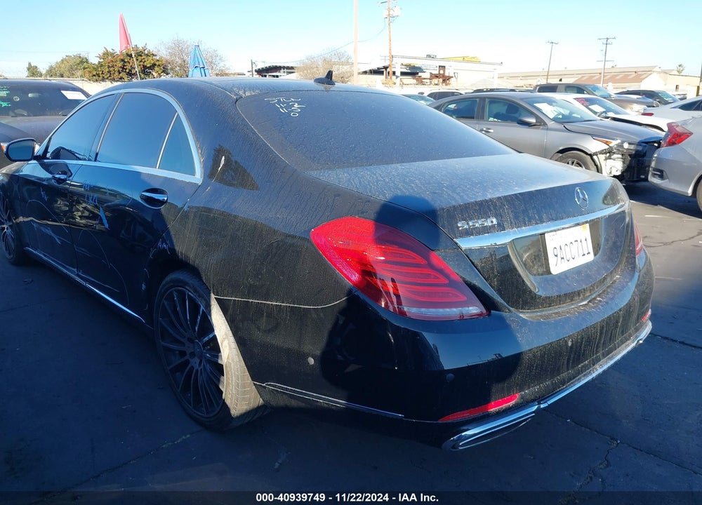2015 MERCEDES-BENZ S 550 VIN: WDDUG8CB9FA112944