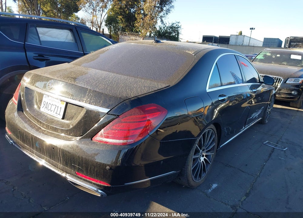 2015 MERCEDES-BENZ S 550 VIN: WDDUG8CB9FA112944