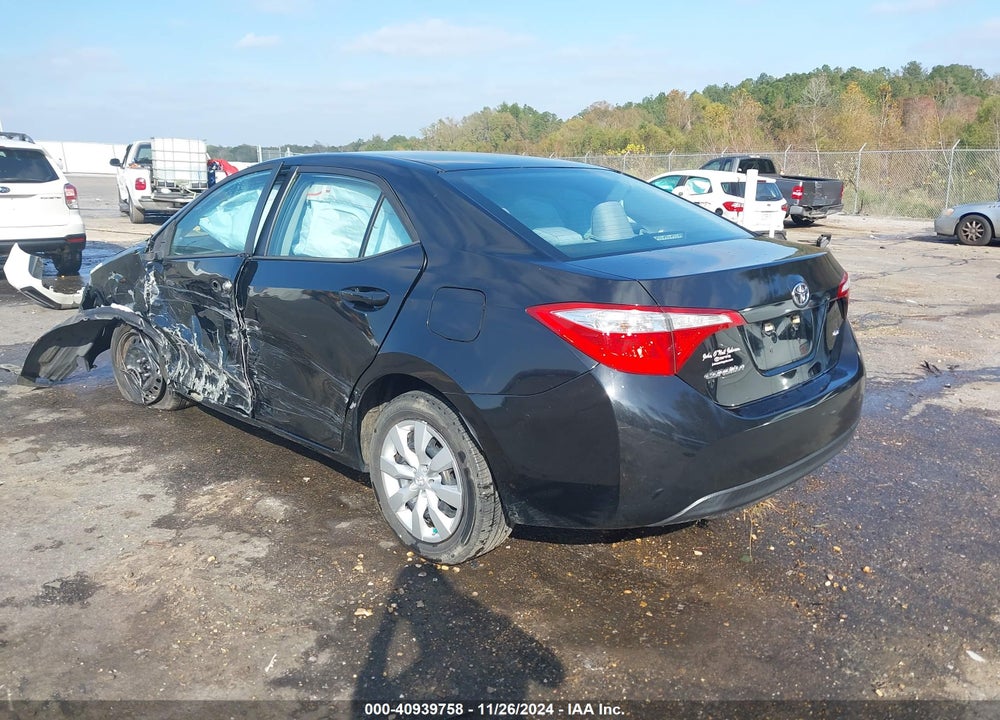 2016 TOYOTA COROLLA LE VIN: 5YFBURHE5GP483390