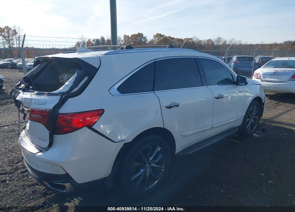 2017 ACURA MDX ADVANCE PACKAGE VIN: 5FRYD4H87HB000467